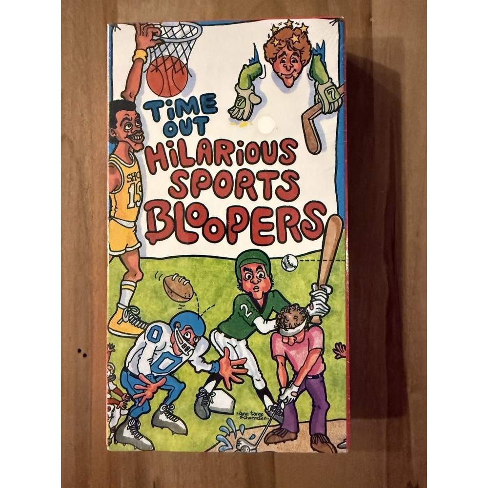 Time‎ Out Hilarious Sports Bloopers 1988 Sealed VHS Front Row Video